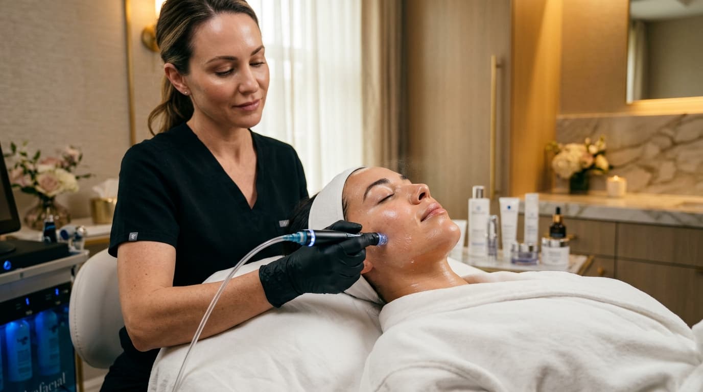 Hydrafacial treatment at Studio Luveria