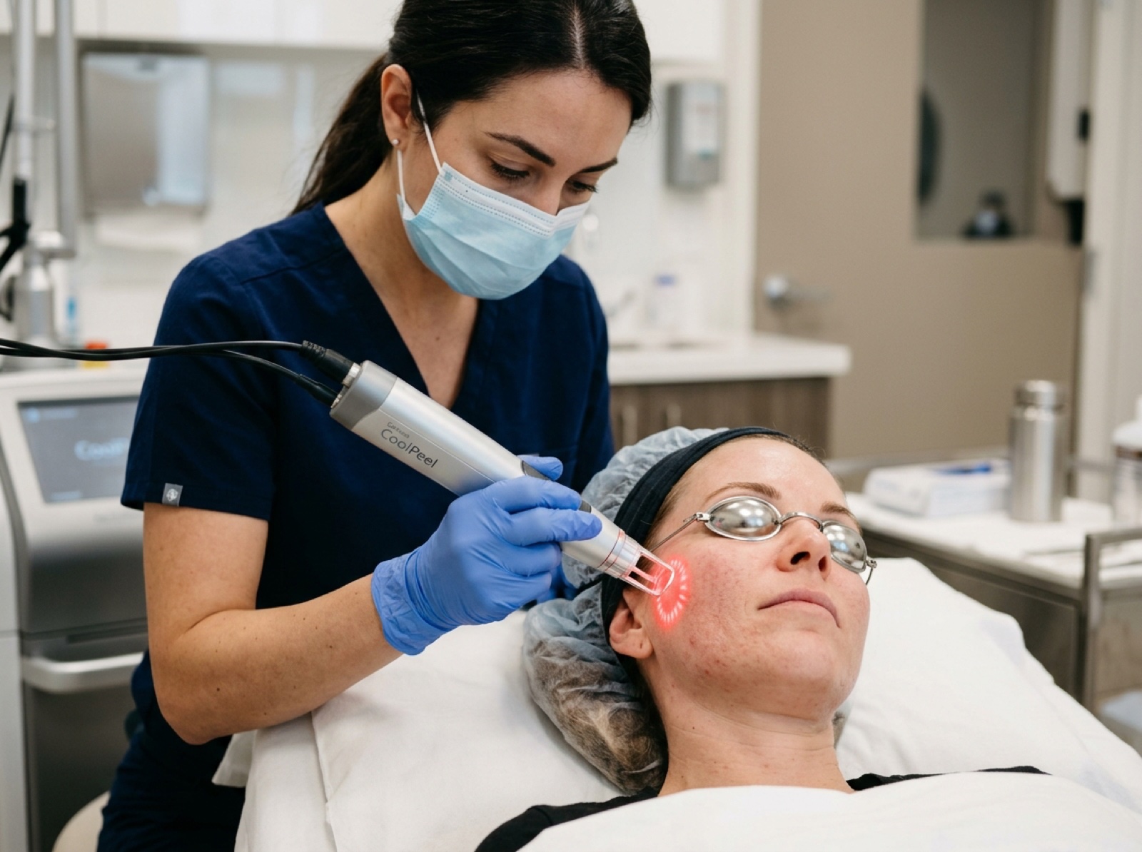 CoolPeel Laser Procedure at Studio Luveria Aesthetics
