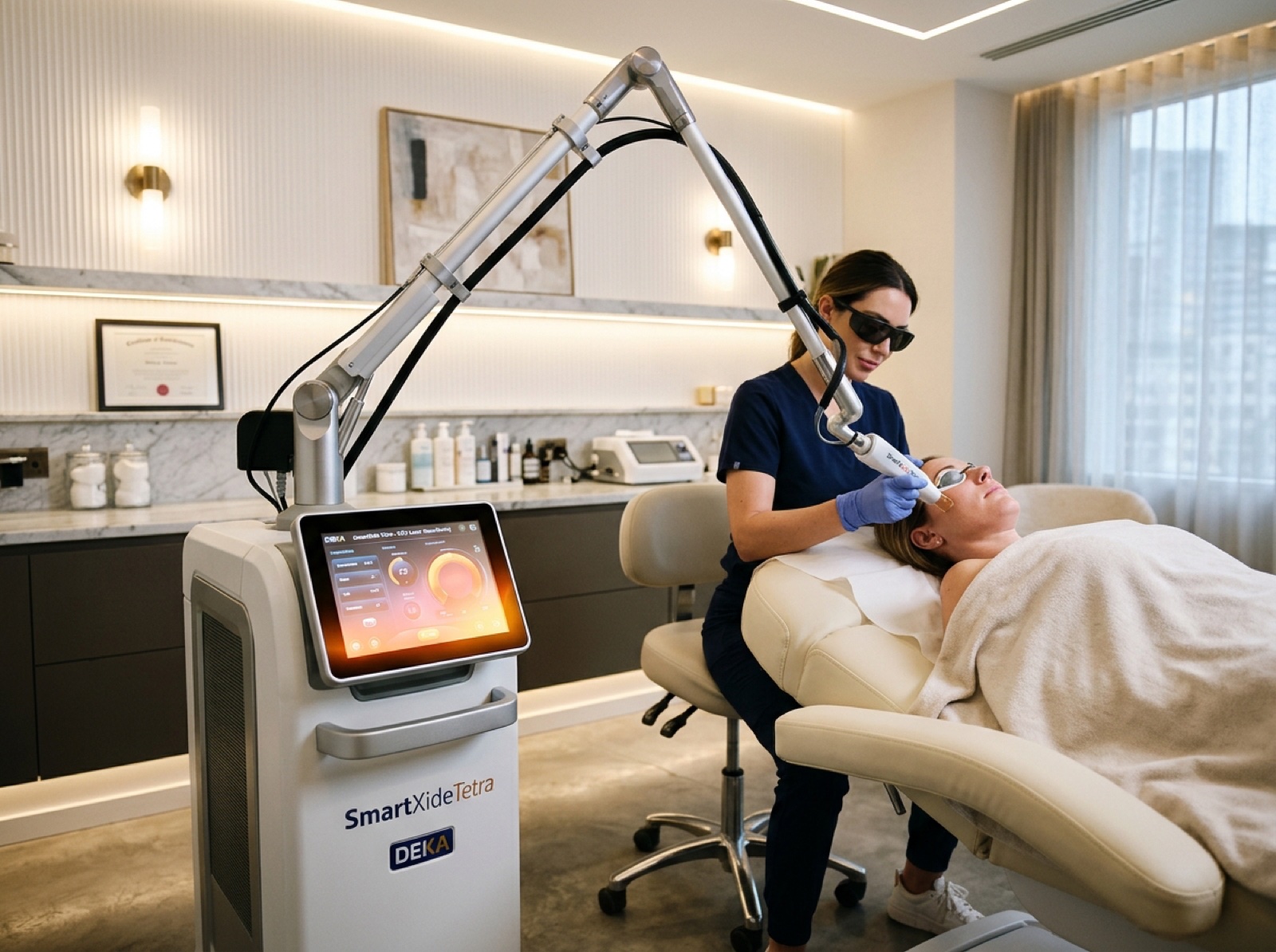 DEKA SmartXide Tetra CO2 Laser Device at Studio Luveria Aesthetics